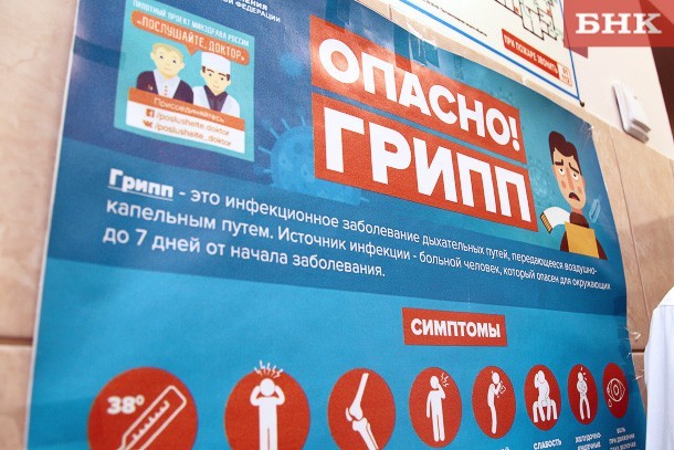 В России от гриппа привьют 60% населения