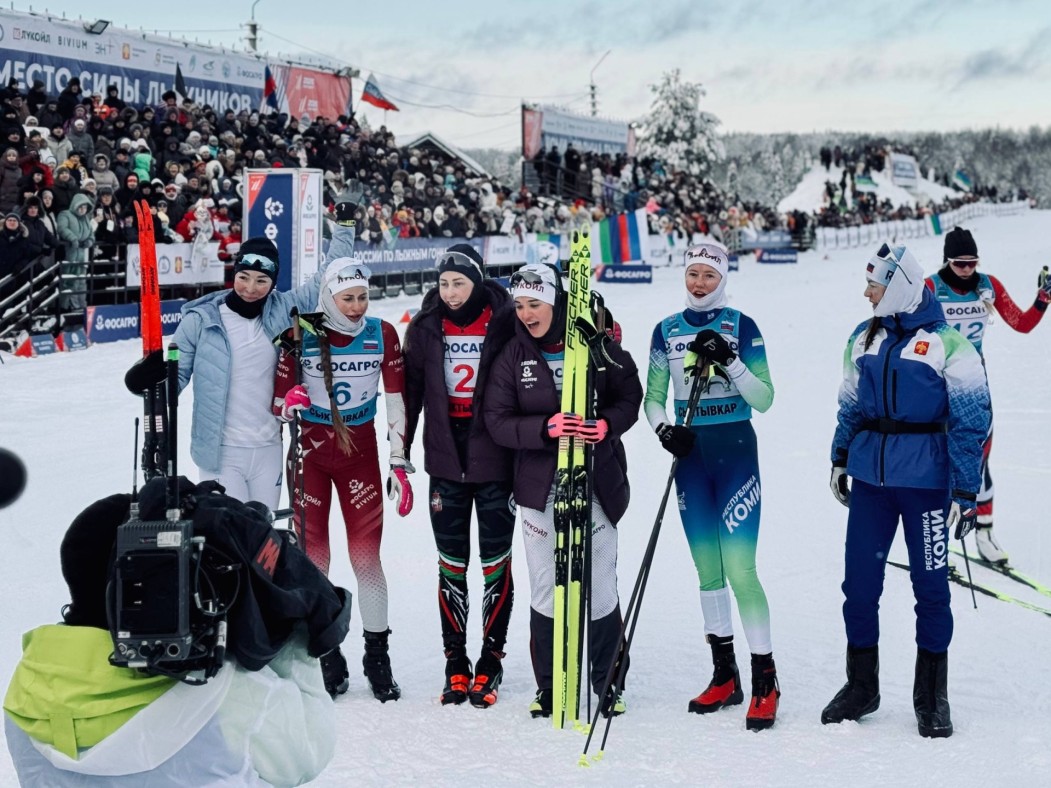 Лыжницы Коми стали третьими в командном спринте