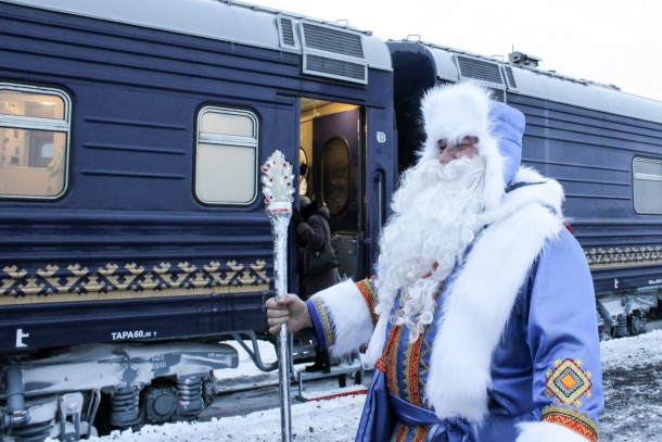 Поезд «Северное Сияние» привез «Добрый Новый год» в Воркуту