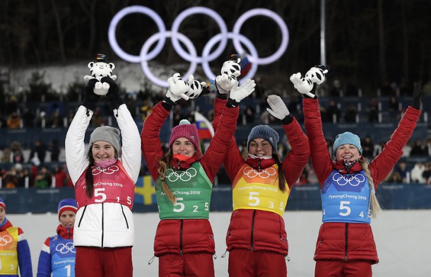 Сергей Гапликов поздравил российских лыжниц с олимпийской медалью