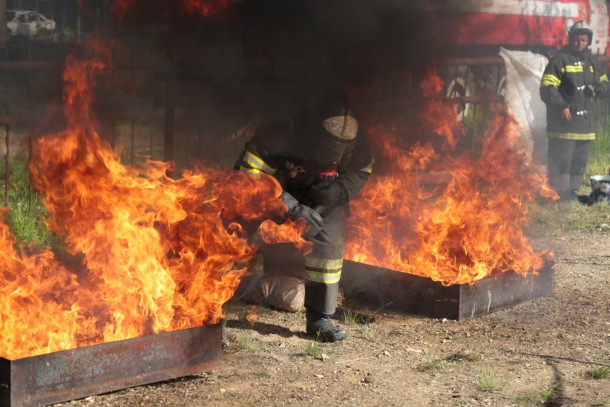 Под Сосногорском пожарные неделю сражались за звание лучшего
