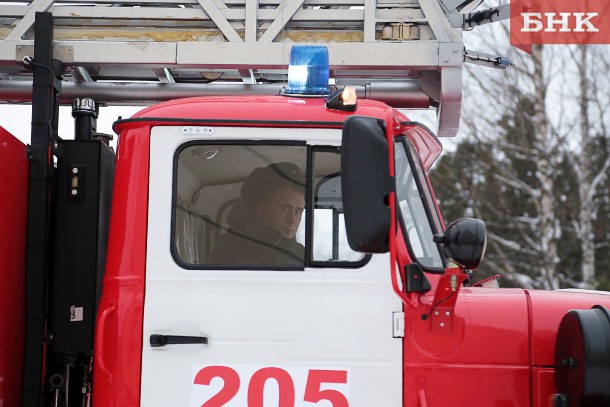Пожарные тушили водокачку в Усть-Цилемском районе