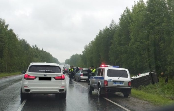 На трассе Сыктывкар - Ухта в ДТП пострадали семь человек