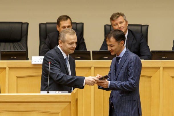 Дмитрия Чернышова поздравили с вступлением в должность председателя Арбитражного суда Коми