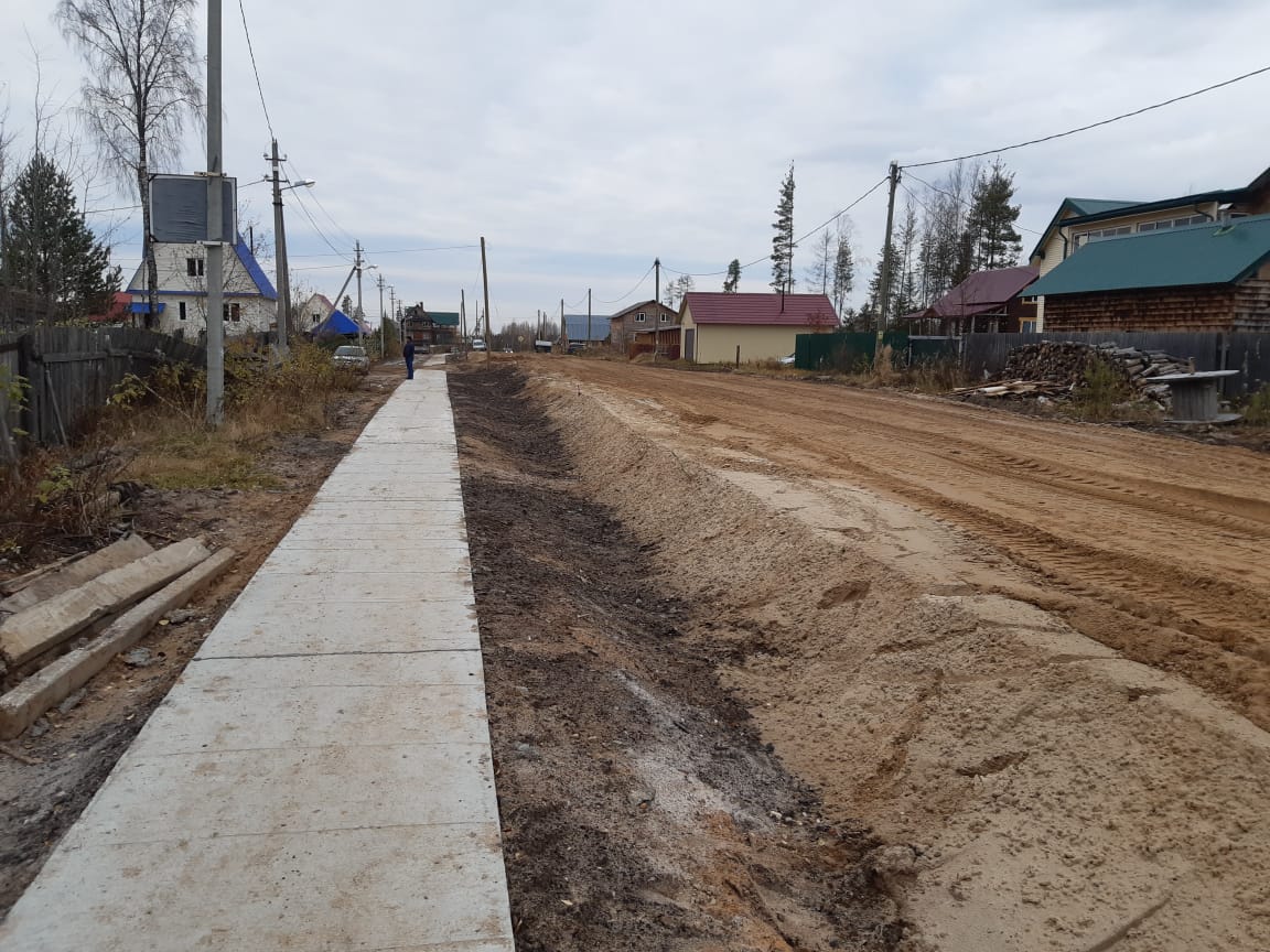 В сыктывкарском микрорайоне Сосновая поляна строят дорогу « БНК