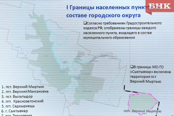 Генеральный план сыктывкар