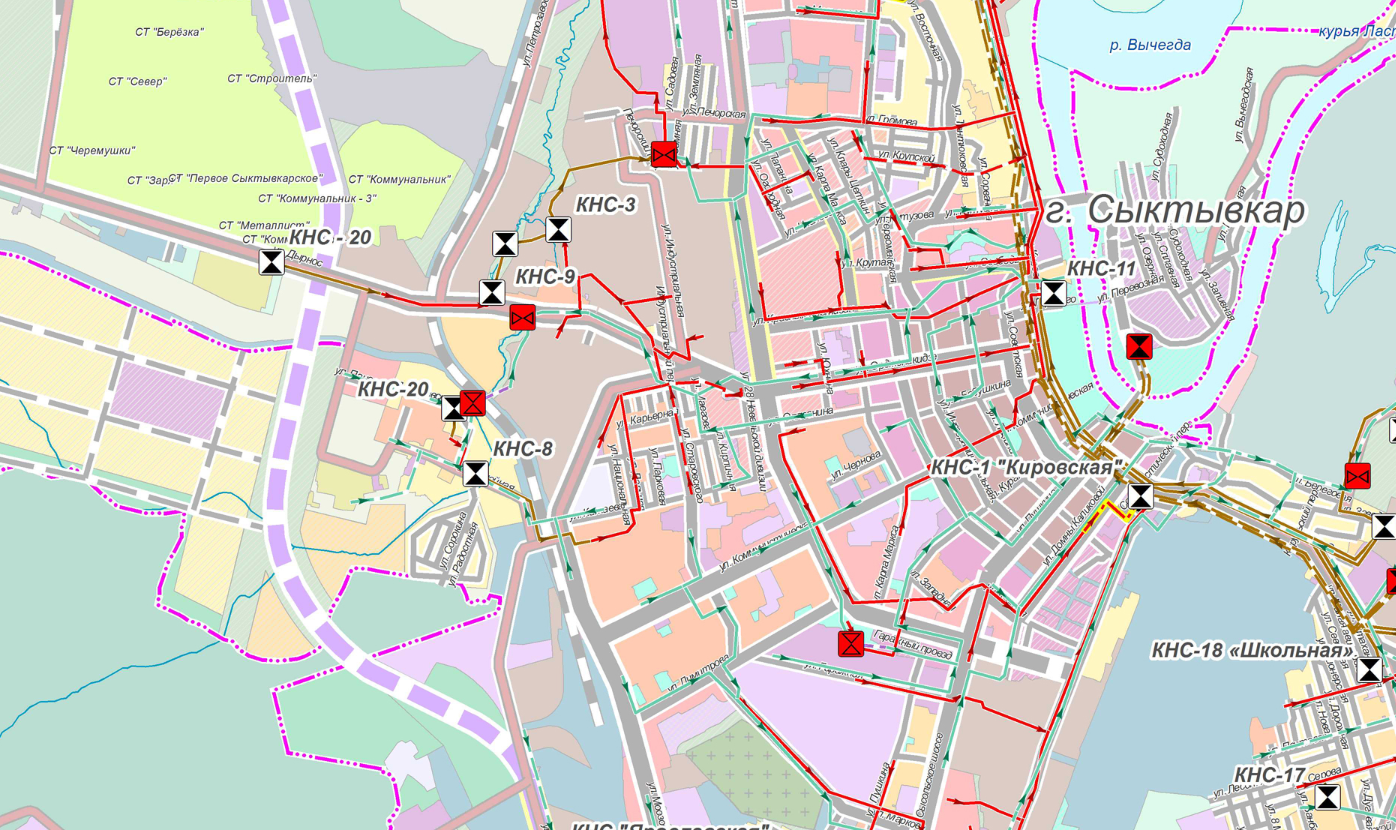 Карта сыктывкара октябрьский проспект