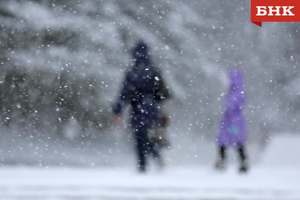 В Коми – метели и снег с дождем