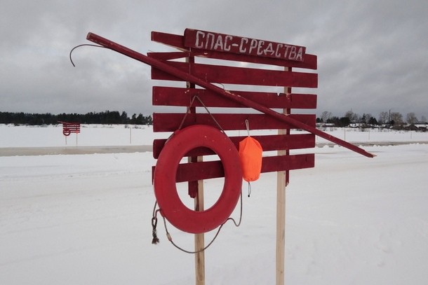В Сыктывкаре увеличили грузоподъемность ледовой переправы через Вычегду