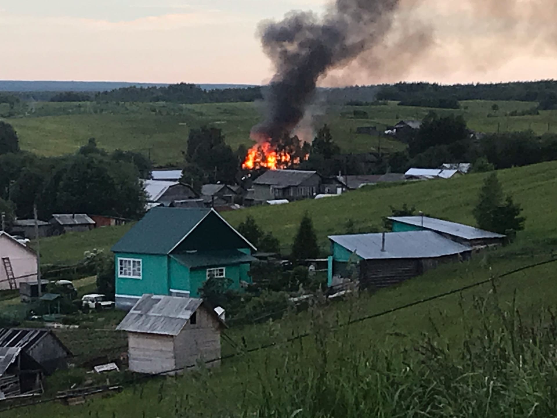 В Кослане пожарные спасли от огня жилой дом « БНК