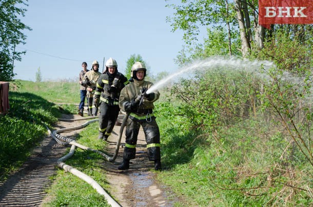 В Сыктывдинском районе полтысячи спасателей тушили выдуманный пожар