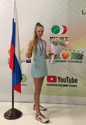 Сыктывкарка взяла серебро первенства России по теннису