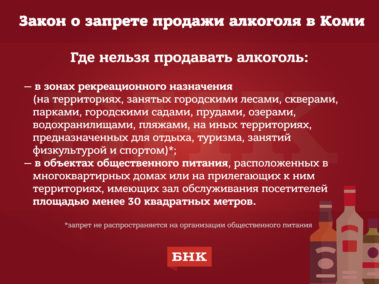 В День семьи, любви и верности в Коми нельзя будет купить спиртное « БНК