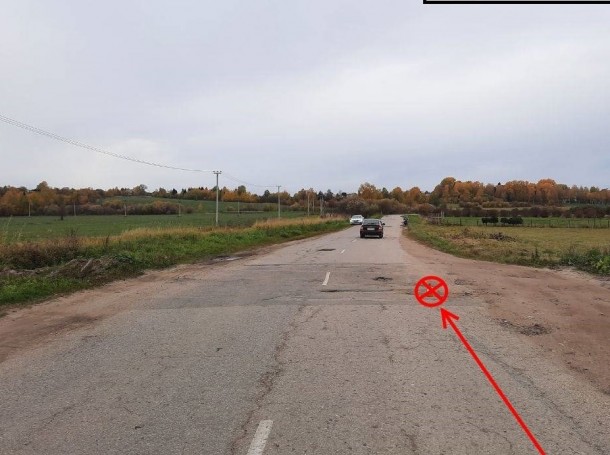 В Сыктывдинском районе мотоциклист наехал на выбоину и опрокинулся