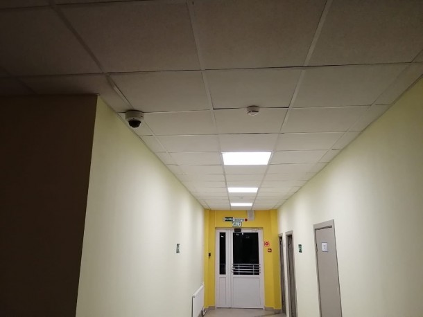 Подрядчик восстановил потолок в новой школе села Дутово