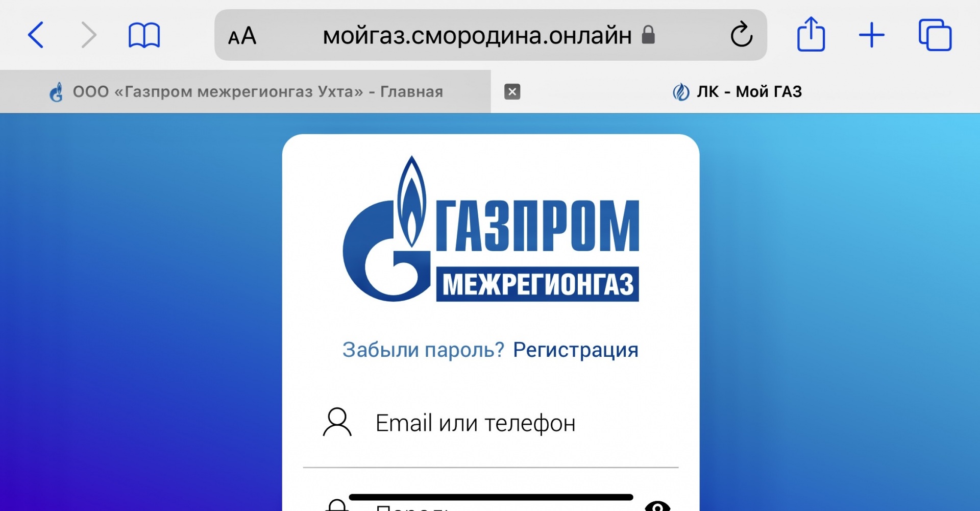 Абоненты ООО «Газпром межрегионгаз Ухта» оплачивают счета за газ в «Личном  кабинете» на сайте компании « БНК