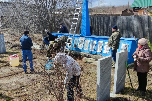 «Ростелеком» в Коми привел в порядок памятник участникам Великой Отечественной войны