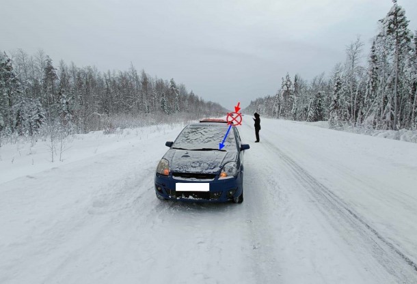 В Ухте водитель Hyundai протаранил Ford 