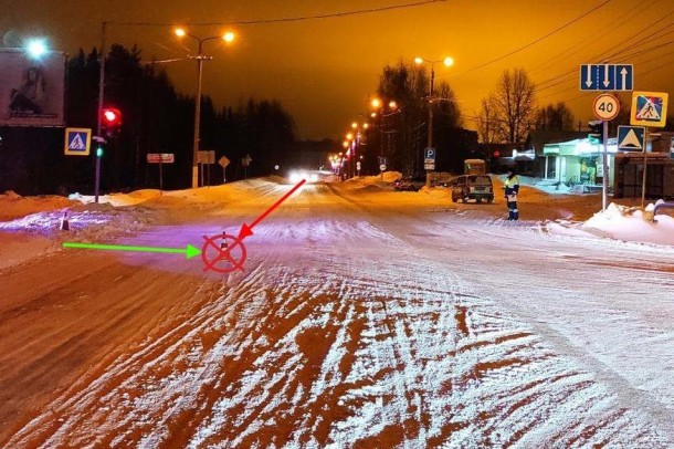 В Сосногорске сбили девочку