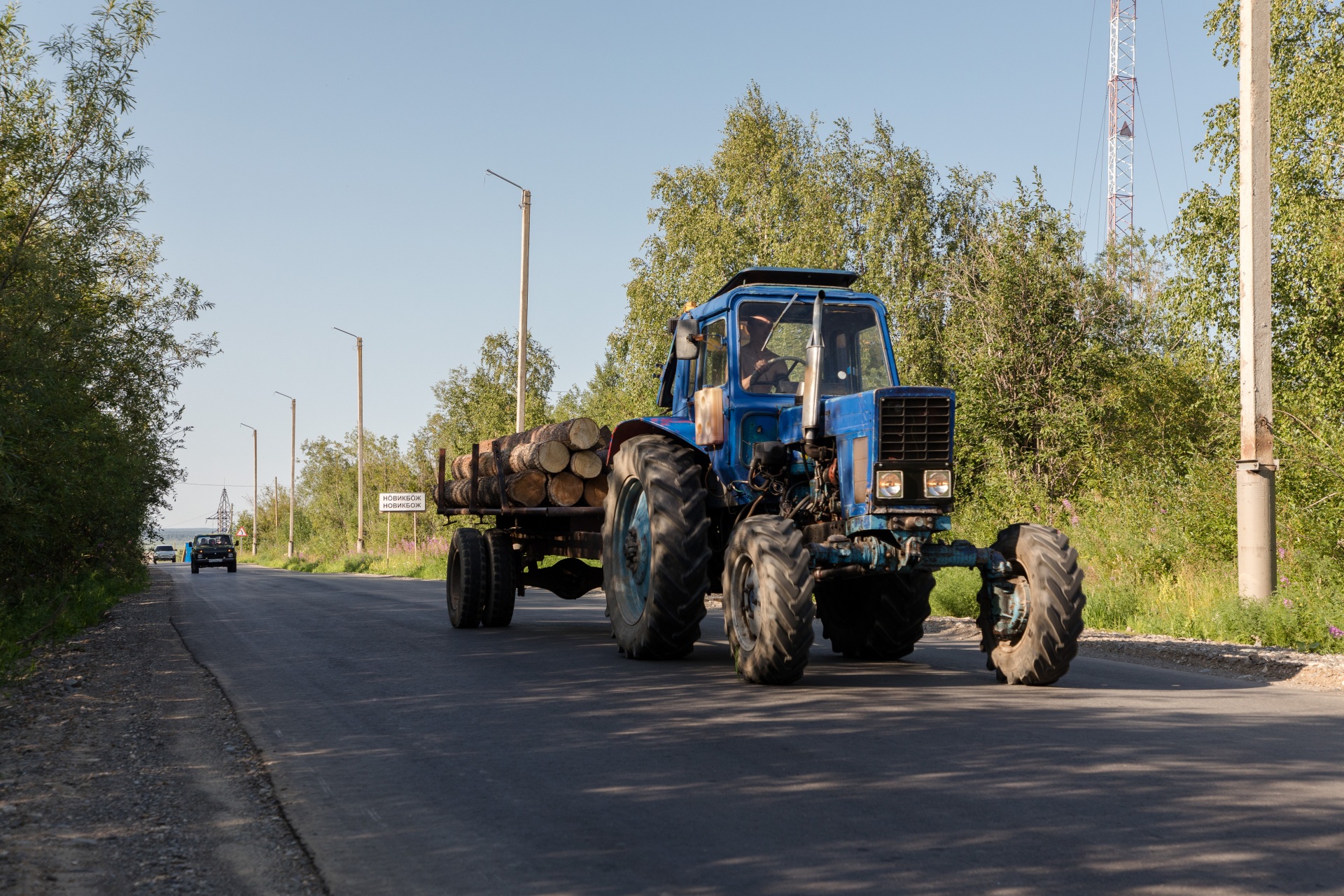 В усинской деревне Новикбож завершился ремонт дорожного покрытия « БНК