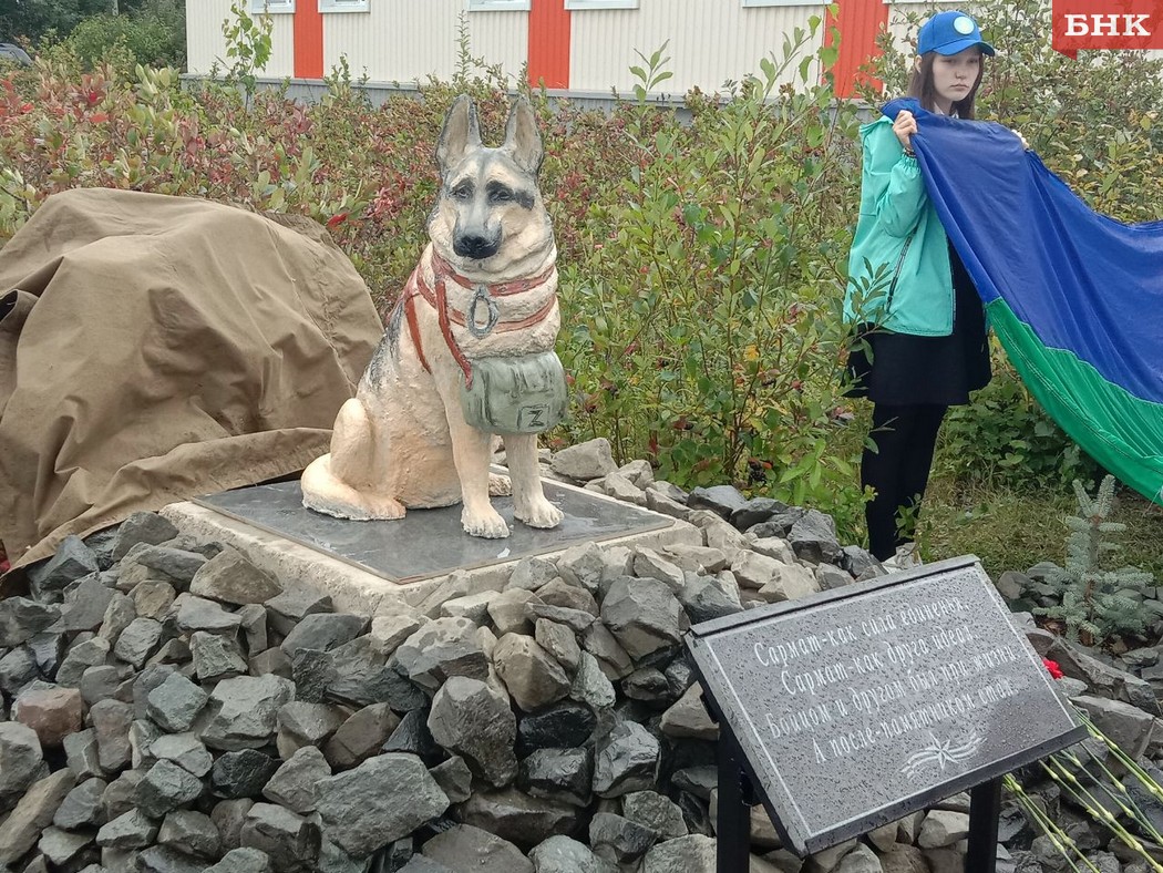 В Коми открыли памятник псу-герою « БНК