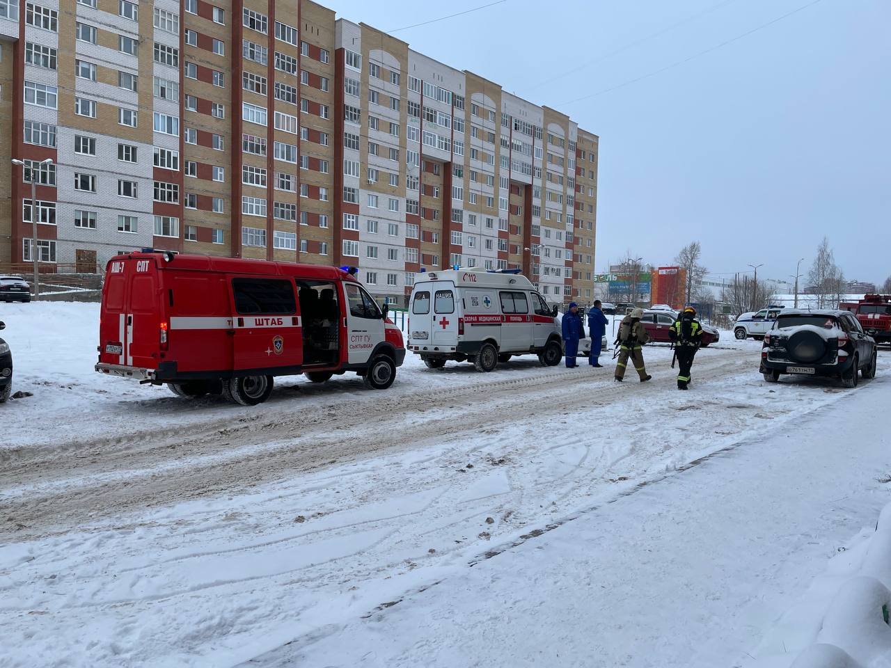 На пожаре в Сыктывкаре спасли 15 человек и собаку « БНК