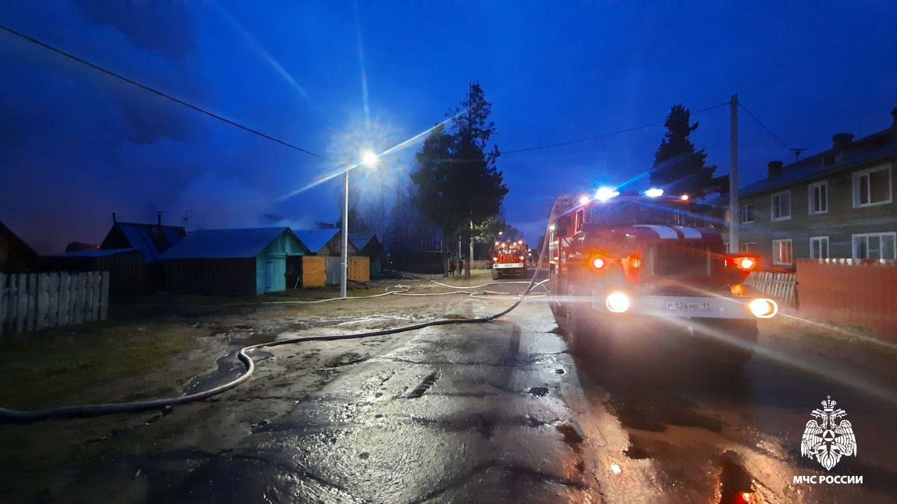 Крупный пожар случился в Седкыркеще « БНК