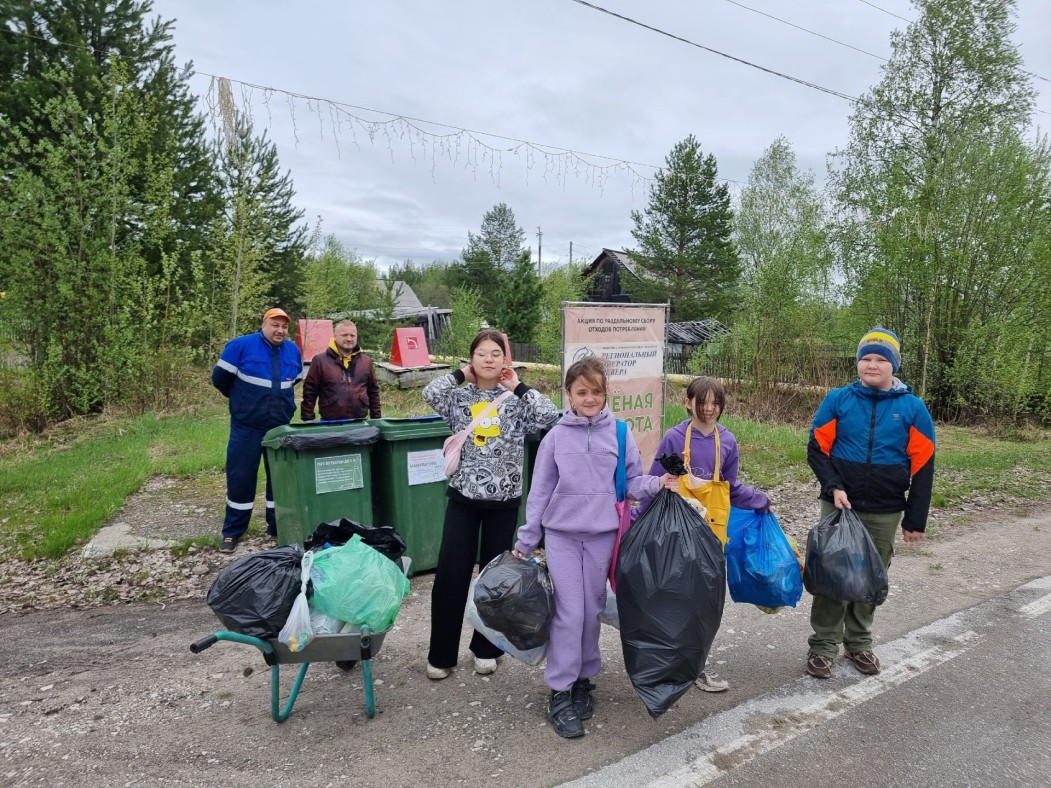 «Региональный оператор Севера» провел две экологические акции в отдаленных населенных пунктах Коми