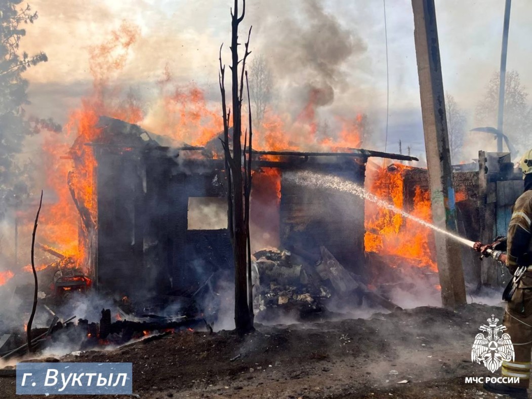 В Коми за сутки сгорели три дома