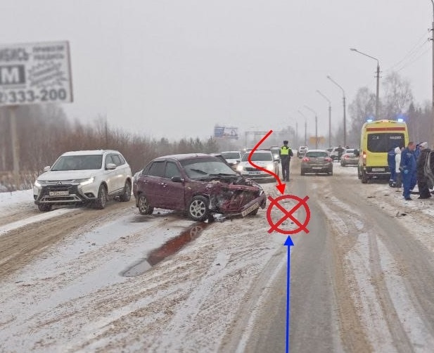 Восемь человек за сутки пострадали на улицах Сыктывкара в ДТП