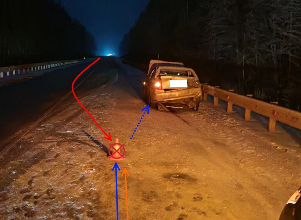 В тройном ДТП в Сыктывдинском районе пострадала девочка