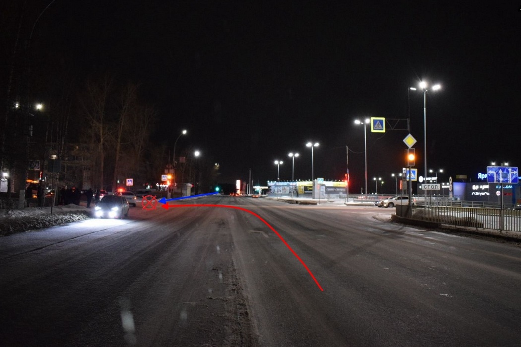 Мужчина получил травмы при столкновении иномарок на перекрестке в Ухте