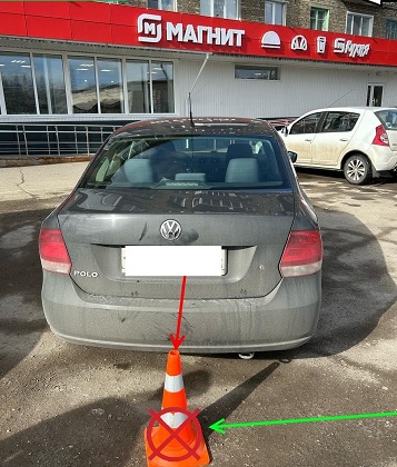 В Сосногорске водитель сбил пенсионерку на парковке магазина