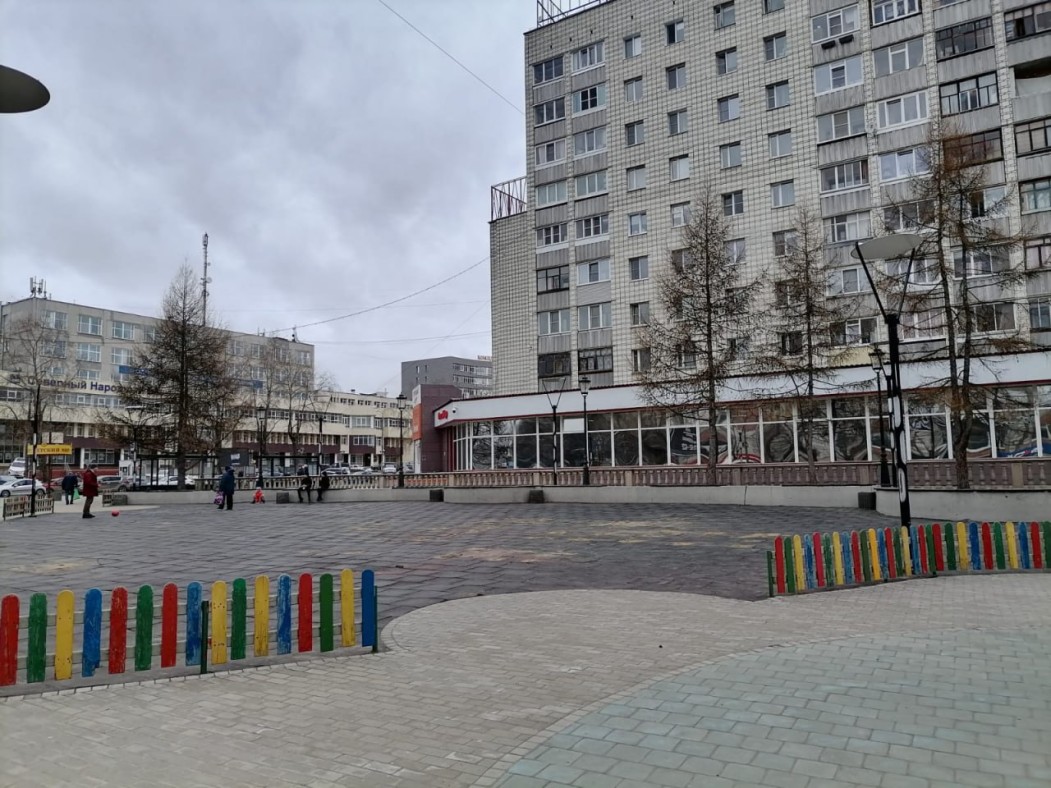 В центре Сыктывкара «исчезла» детская площадка