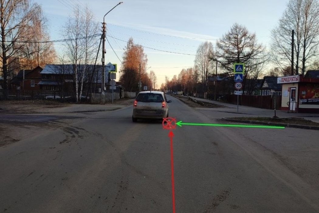 В сыктывкарском поселке юный пешеход попал в больницу