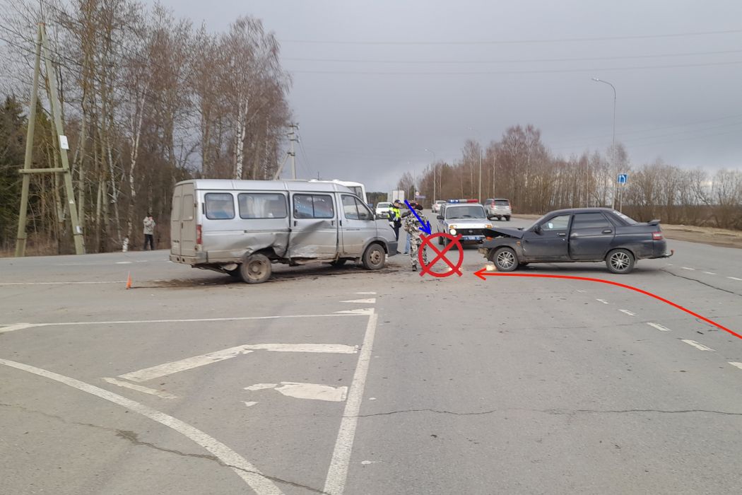 За сутки на дорогах Коми пострадали два водителя