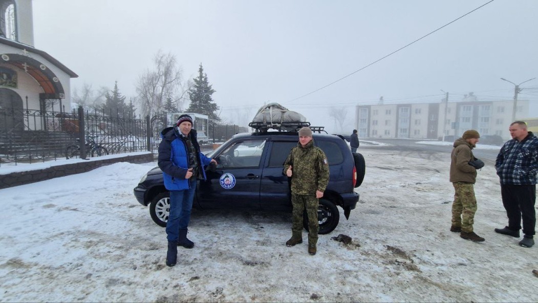 Жители Кипиево отправили в зону СВО автомобиль