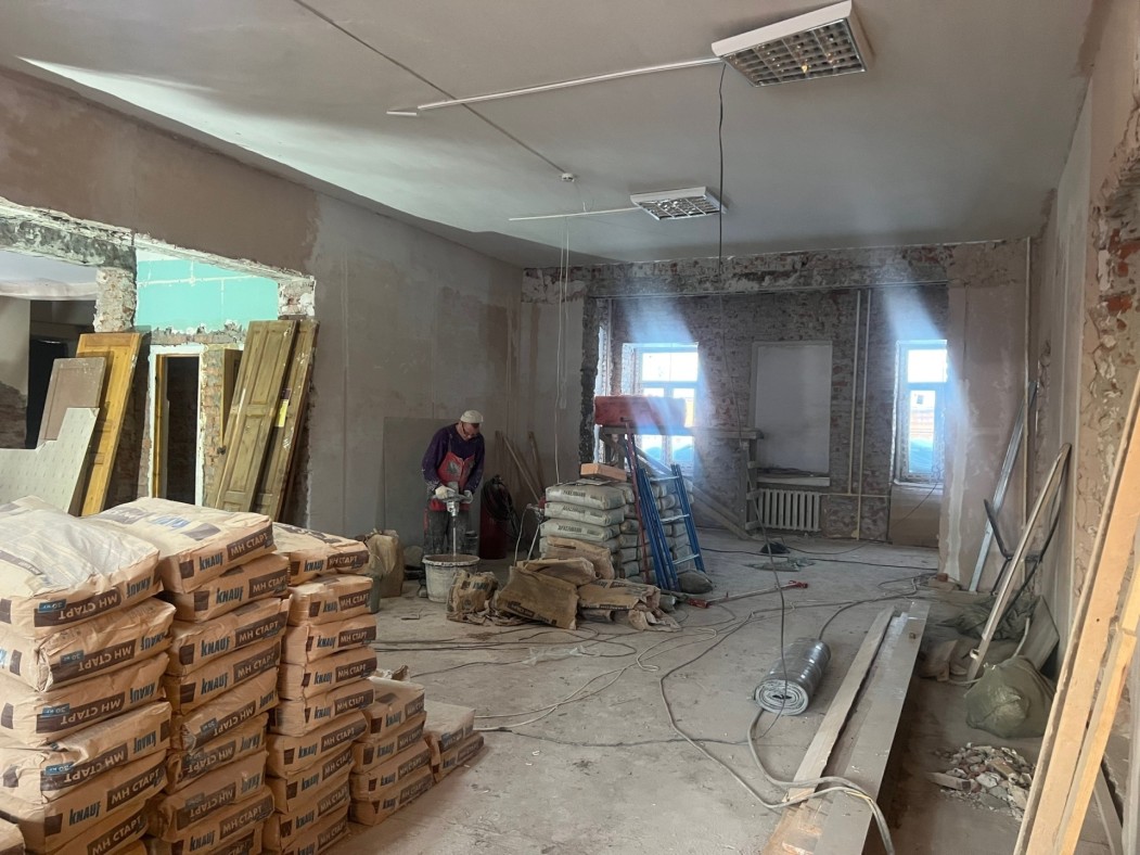 Как идет капитальный ремонт Усть-Цилемского культурного центра