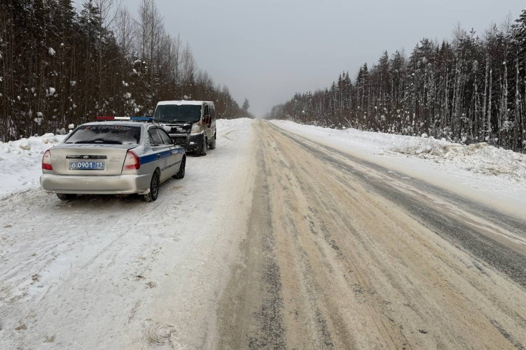 Пассажирки микроавтобуса получили переломы во время поездки из Сыктывкара в Ухту