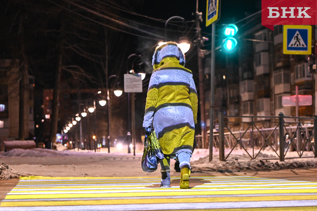 Емва «подхватила» опыт Сыктывкара по созданию световых зебр