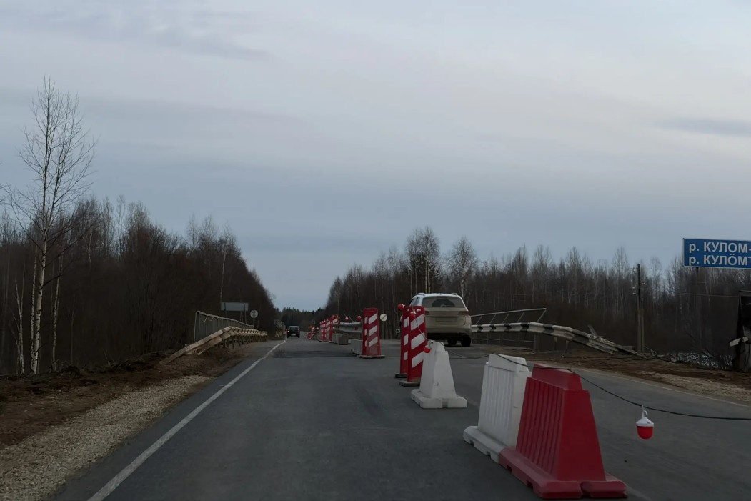 В Усть-Куломском районе начали ремонт моста в направлении села Дон