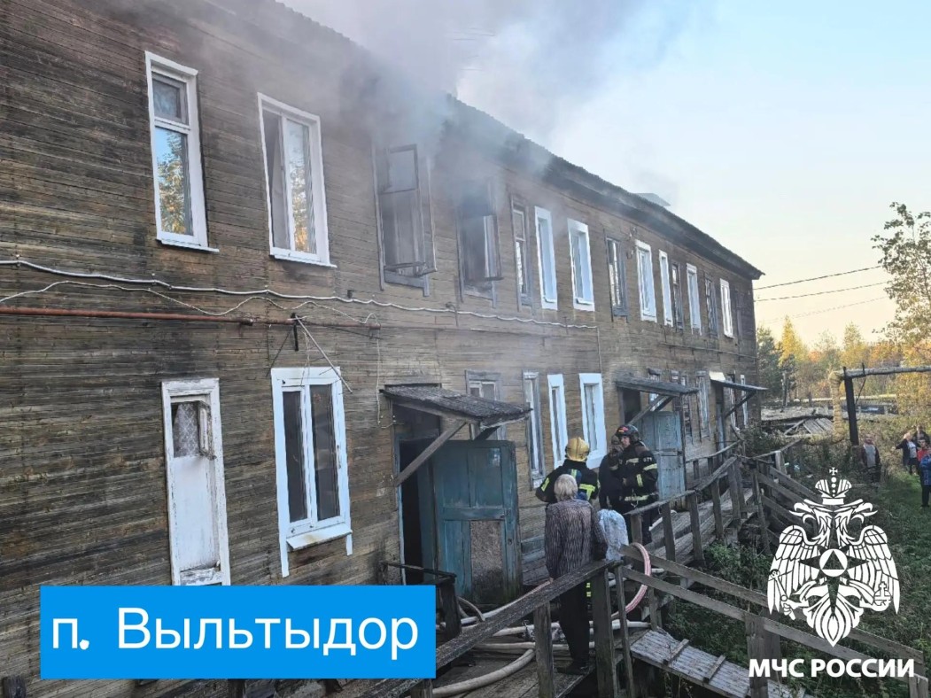 Под Сыктывкаром на пожаре погибли два человека
