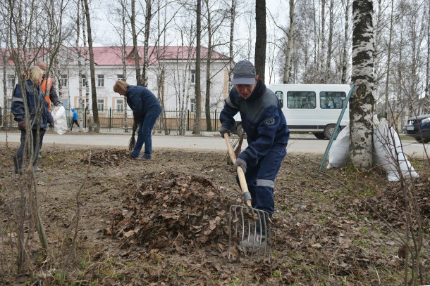 Сосногорский район присоединился к общереспубликанскому субботнику