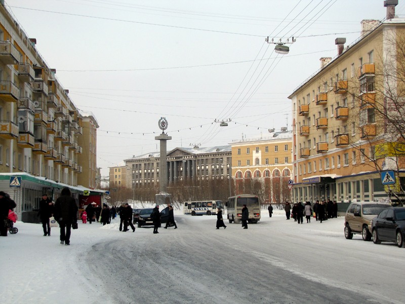 Центр города воркута фото