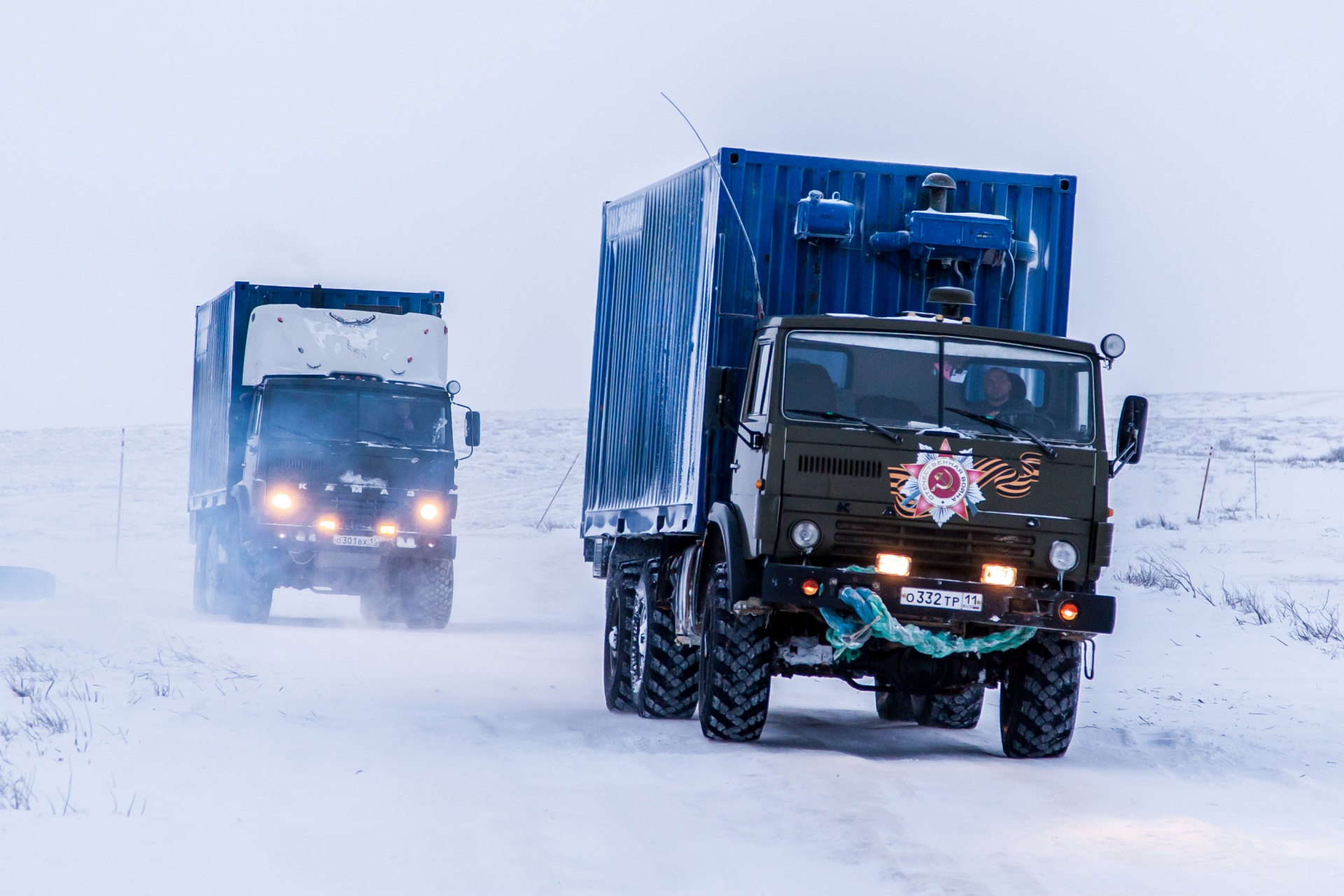 КАМАЗ зимник Усинск