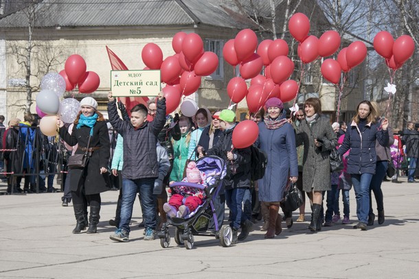 Более пяти тысяч ухтинцев вышли отпраздновать Первомай