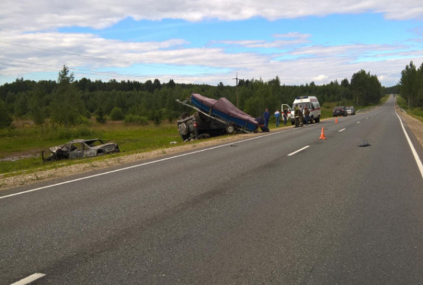 На трассе «Вятка» в ДТП погибли два жителя Коми