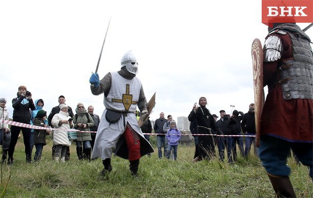 Под Воркутой схлестнулись средневековые рыцари