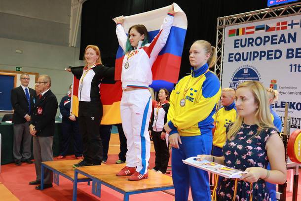 Екатерина Братусь из Коми завоевала золото чемпионата Европы в жиме штанги