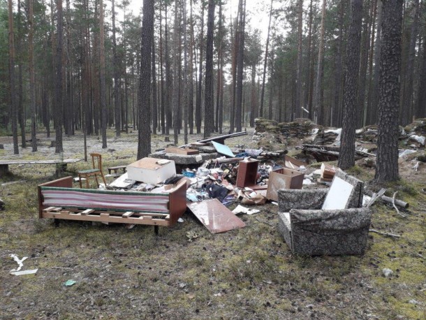 В Сыктывкаре на месте экологической тропы оказалась свалка